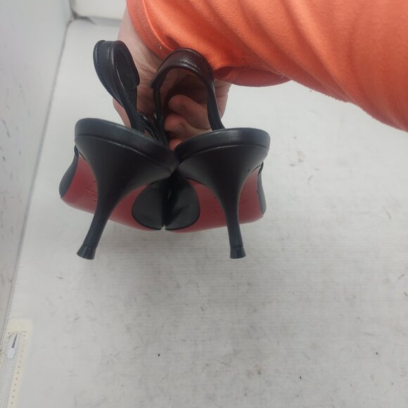 Christian Louboutin Black Sporty Kate Slingback Pump - Picture 12 of 15